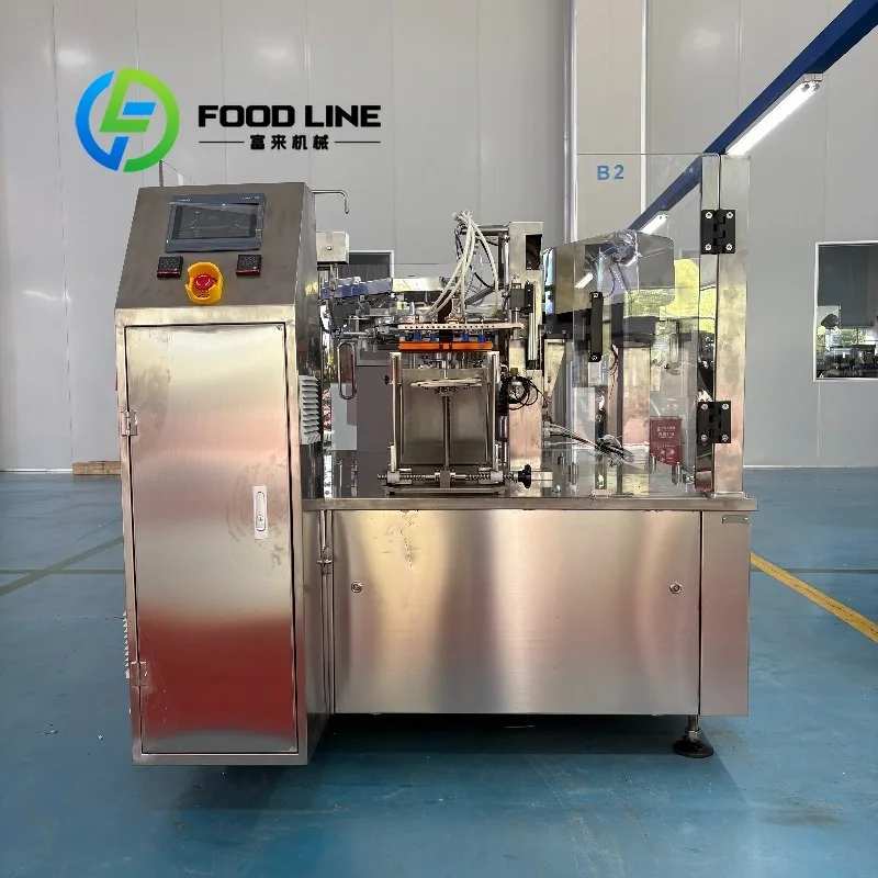 Stand Up Pouch Packaging Machine Optimized Bag Opening Airflow Solves Difficult Opening Problems Of Thick Composite Stand Pouche