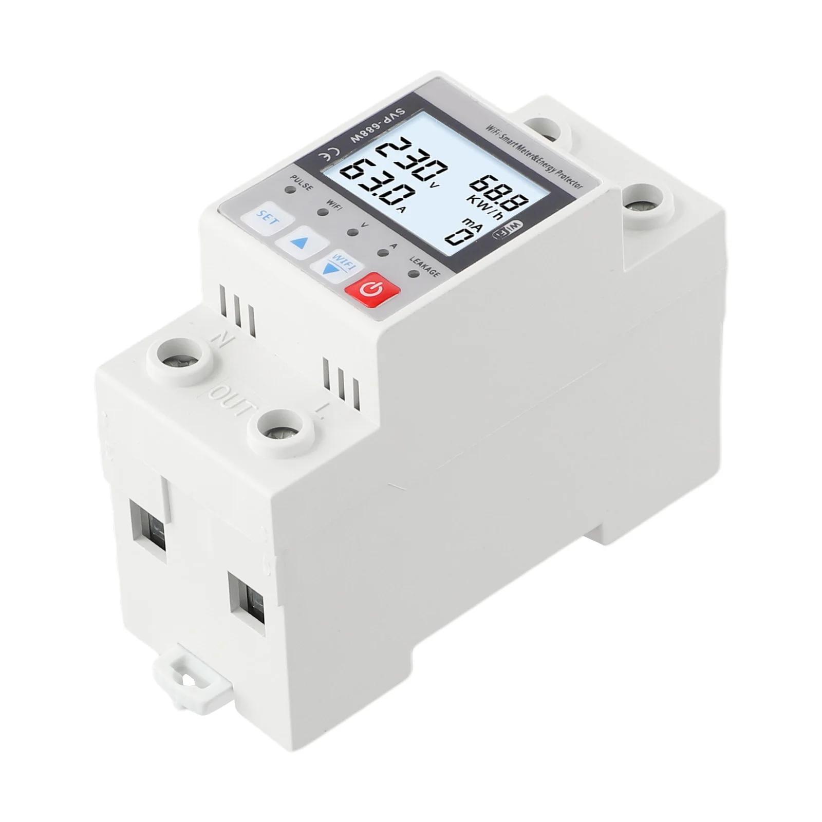 Adjustable Voltage 145V-300V Leakage Protector Over-temperature Protection 10 85 C For Energy Efficiency For Energy Monitoring