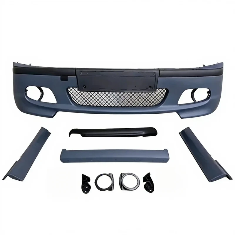 

MT Style Car Body Kit Front Bumper Rear Bumper Rear Diffuser Lip Side Skirts Assembly For E46