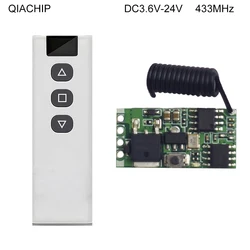 Módulo de velocidad regulable y ajustable inalámbrico 3,6 V 6V 12V 24V DC controlador de velocidad del Motor 5A Control remoto interruptor de luz atenuador Moto