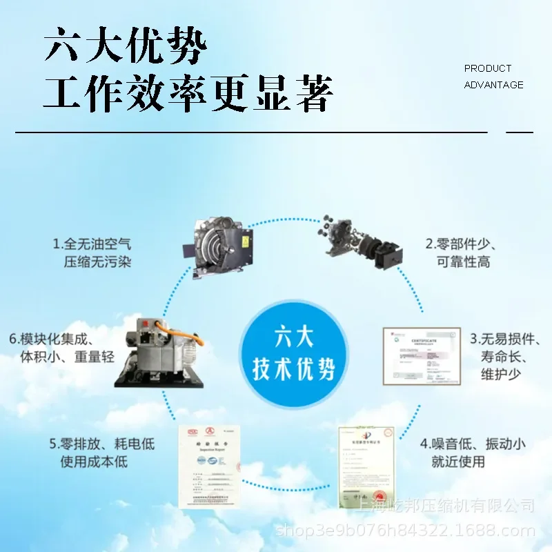 Recycling Machine 2026 New energy vehicle bus truck construction vehicle rail transit vehicle brake oil-free scroll air