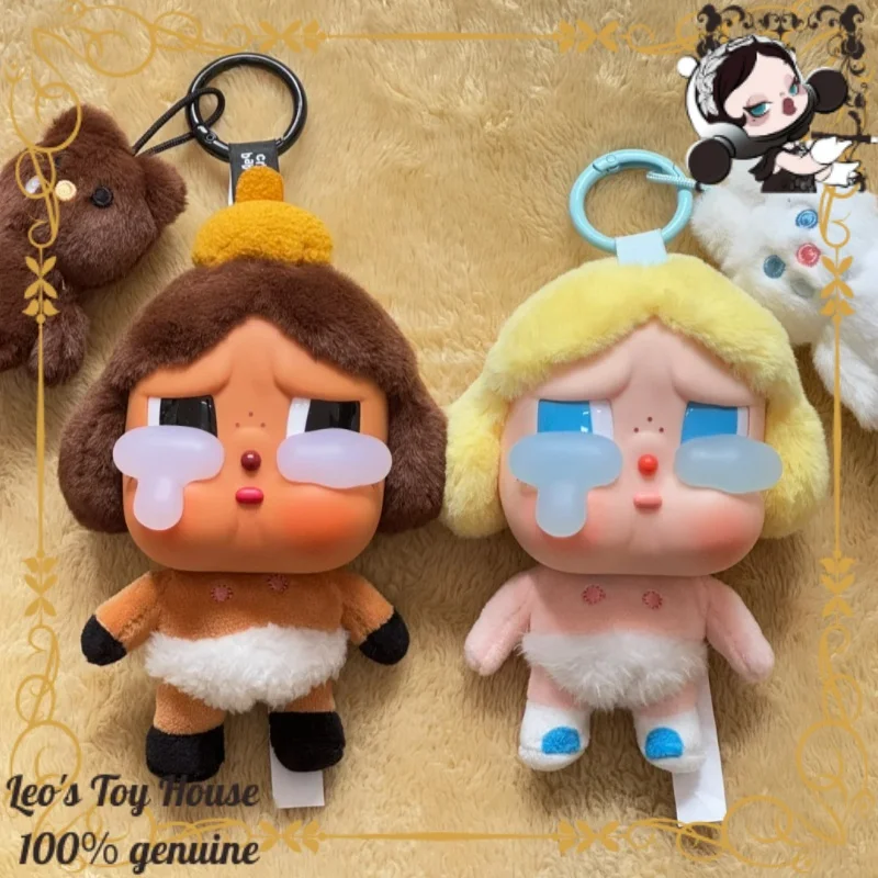 

POPMART CRYBABY Tears Factory Series: Плюшевый брелок-подвеска с виниловым лицом, милый аксессуар для сумки, подарок — уникальный опыт, непревзойденные впечатления