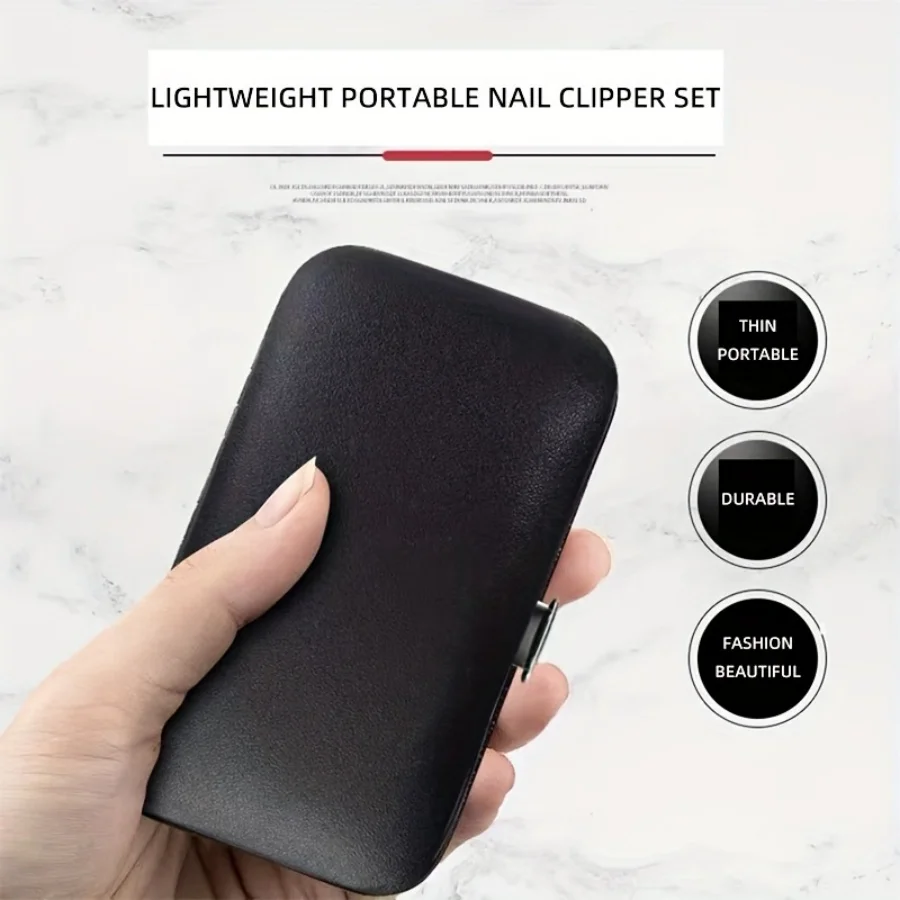 Coupe-ongles professionnel couleur bonbon, ensemble de manucure et de soins des ongles, ciseaux de pédicure en acier inoxydable, Kit de manucure, outils d'art des ongles, 7 pièces