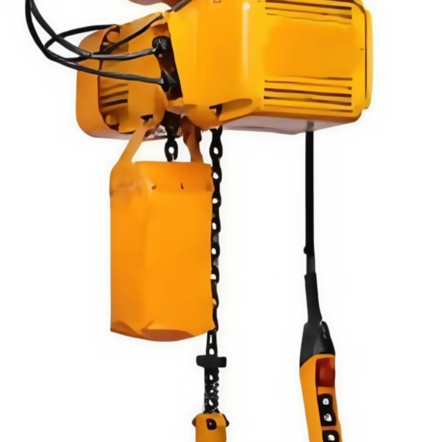 1-10Ton Electric Chain Hoist with Manual Running Trolley New Steel Lifting Hoist
