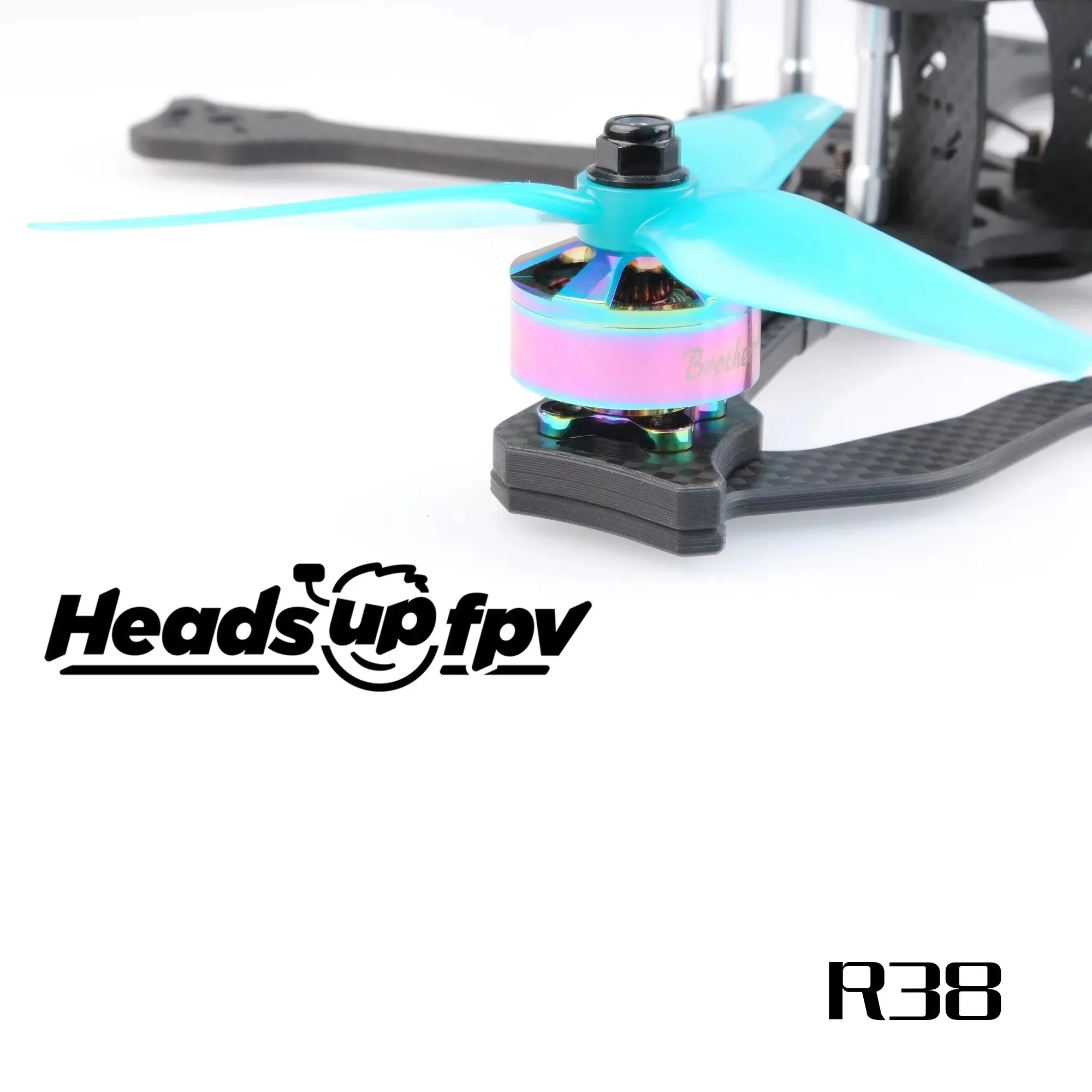 8Pairs HQPROP R38 HEADSUP FPV Co-Branded Top RACE Pilot 5138 5.1inch Propeller for RC FPV Racing 5.1x3.8x3 Props