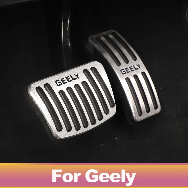 Car pedal cover Accelerator brake pedal Cover For GEELY Atals Boyue 2016 2017 2018-2022 Emgrand NL-3 Proton X70 Coolray SX11