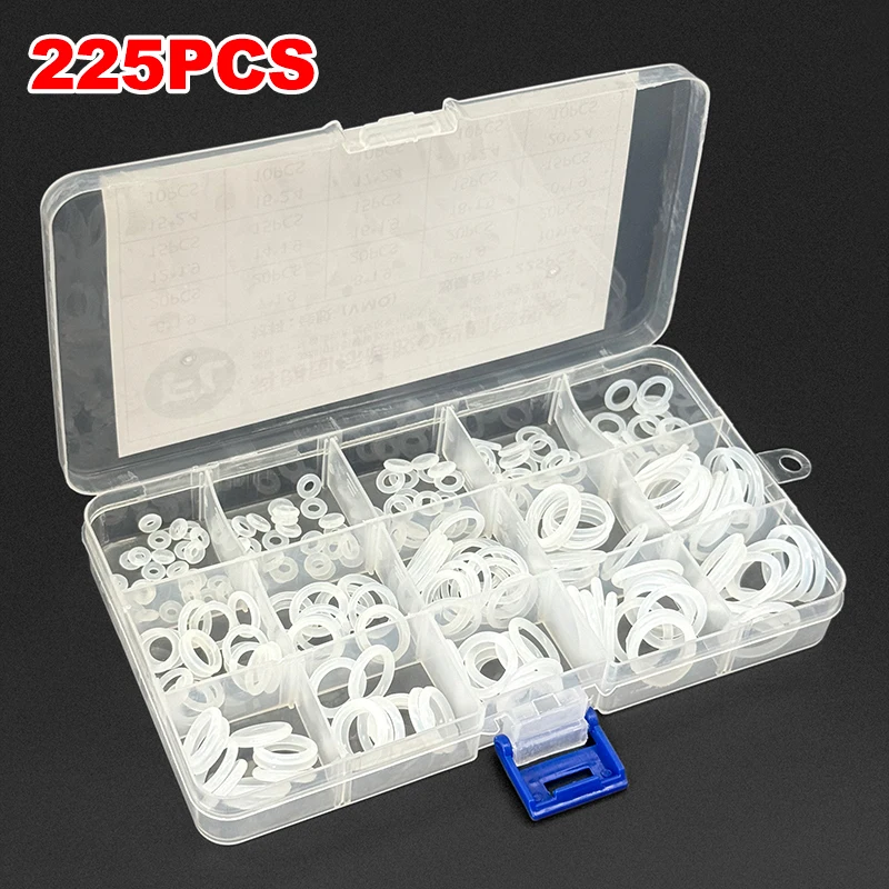 O-ring in silicone resistente al calore VMQ per uso alimentare, resistente all'olio, rondella ad alta temperatura per guarnizione di tenuta del condizionatore automobilistico