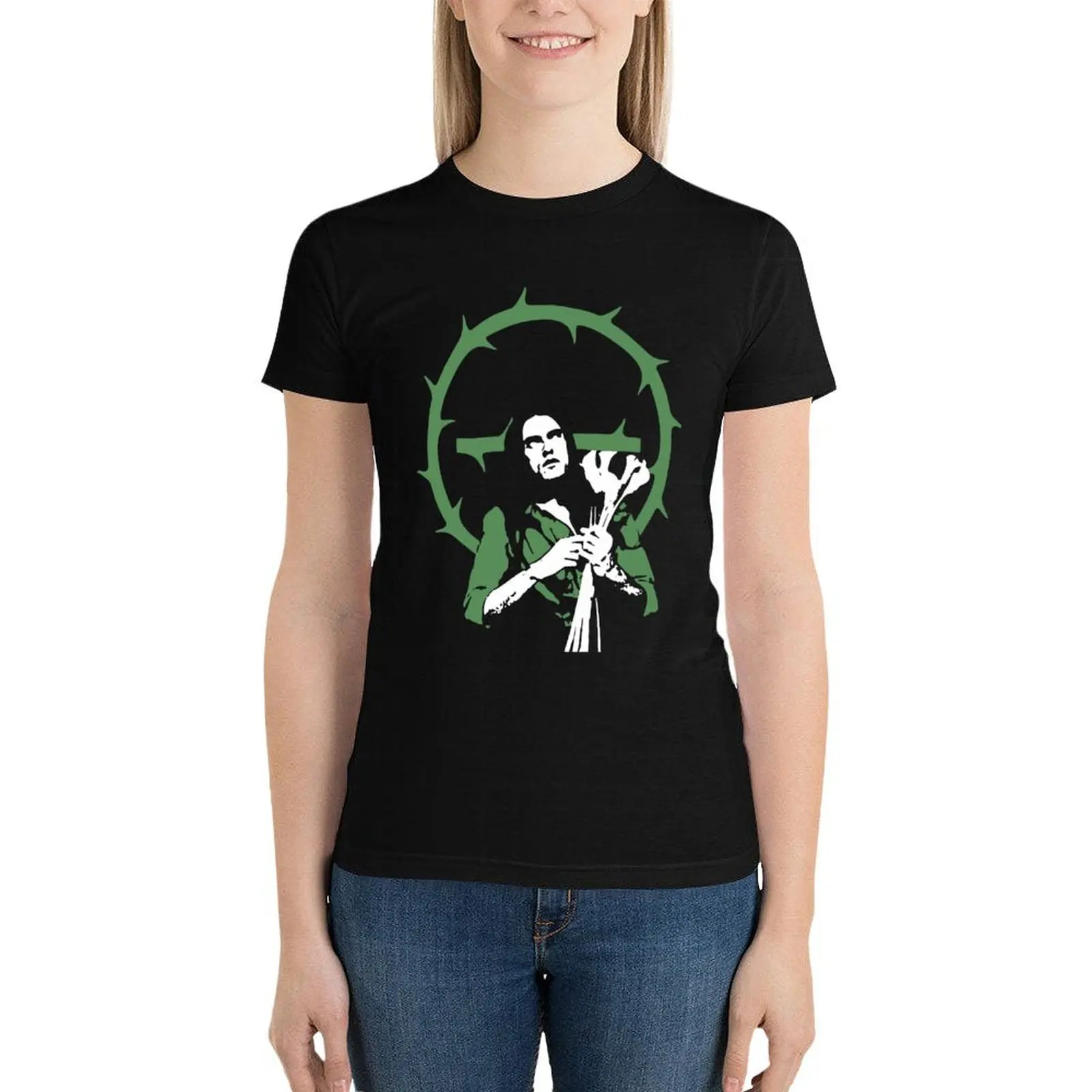 Vintage Singer Type O Negative Peter Steele T-Shirt kawaii clothes lady clothes Top Women