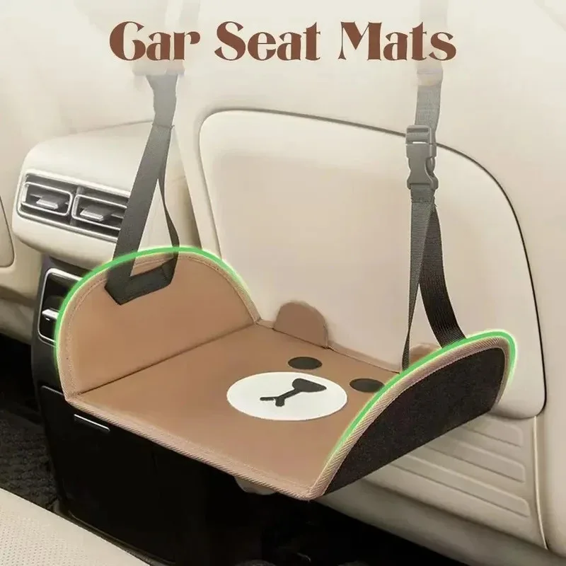 Portable Car Rear Seat Foot Hammock – Adjustable Hanging Footrest for Travel, Office & Car Interior Comfort
