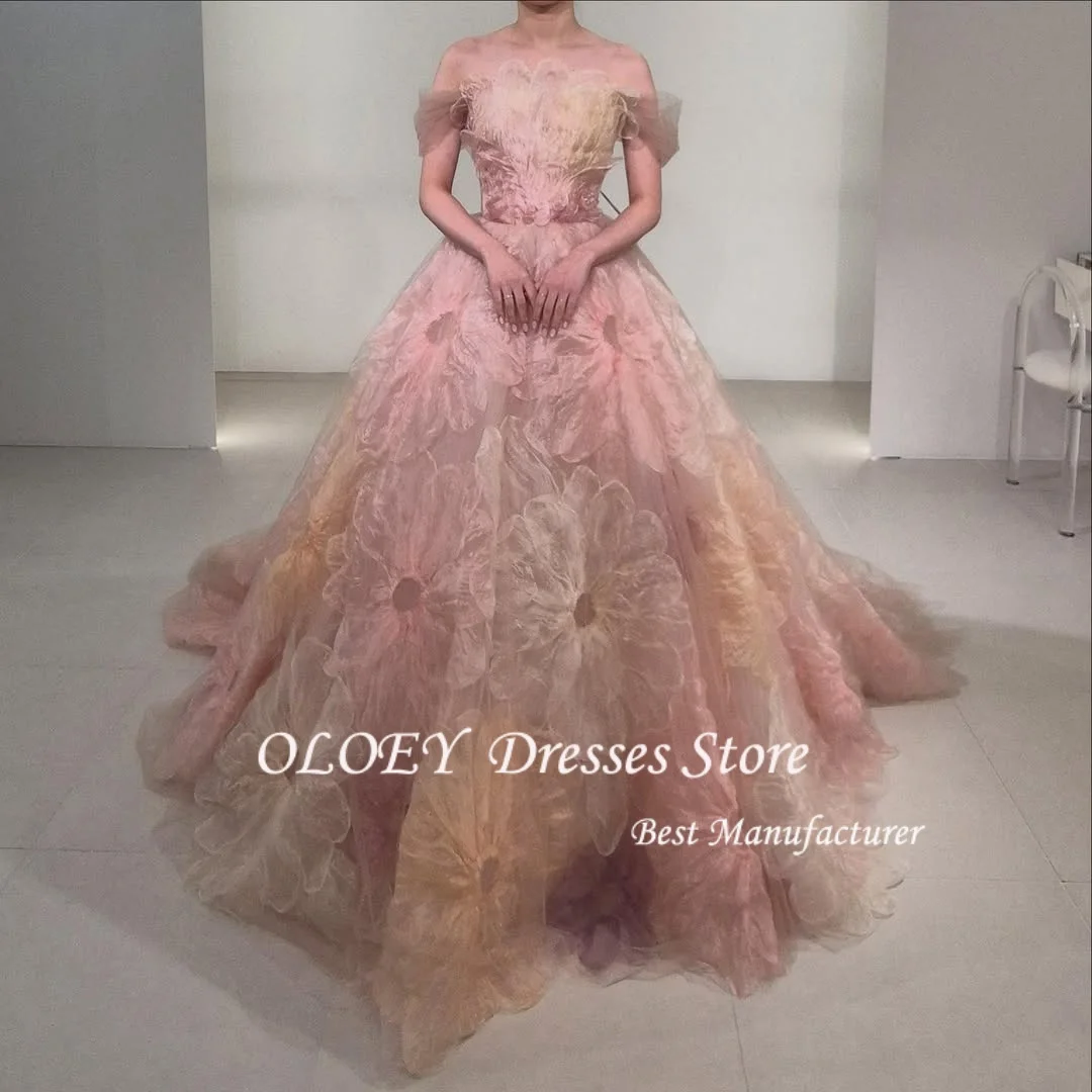 OLOEY Customized Ball Gown Women Quinceanera Dresses Stamen Wedding Prom Party Gowns Formal Luxury Vestido De Noche Abendkleider