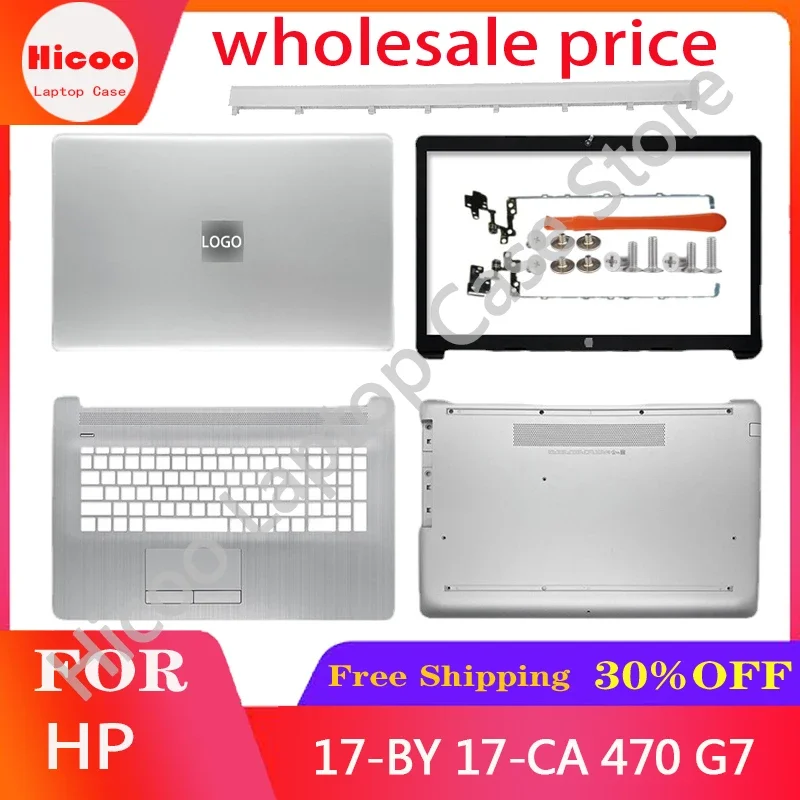 Imagem -01 - Laptop Case para hp Tampa Traseira Moldura Lcd Palmrest Dobradiça Inferior 17-by 17-ca 17t-cr 17q-cs 470 g7 L22508001 laptop case para hp tampa traseira moldura lcd palmrest dobradica inferior 17 by 17 ca 17t cr 17q cs 470 g7 l22508001 01