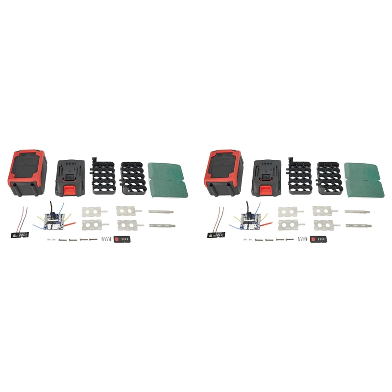 

A88E-2X For -Battery Case Storage Box Shell PCB Charging Board For -Battery Case Power Tool Accessories,15 Cores
