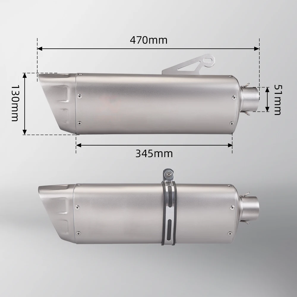 

Universal Motorcross Exhaust Motorcycle Pipe Muffler Modified Bicycle For CBR650F XMAX Z250 PCX NMAX R3 R6 GSXR125 M12