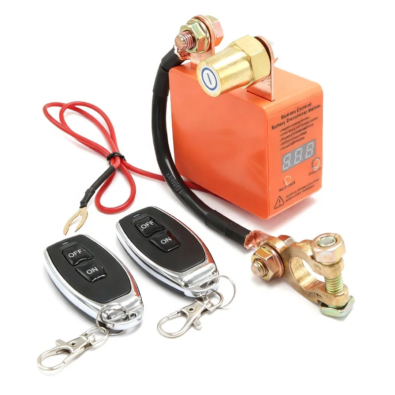 

12V 24V DC Battery Disconnect Switch Isolator Power Saving Magnetic Latching Relay Remote Switch Disconnectors Product Category