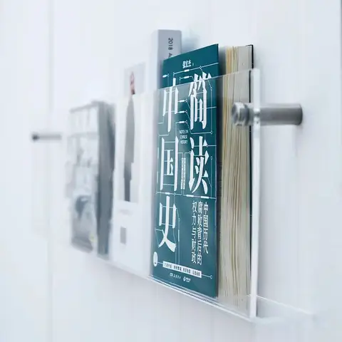 Плавающая акриловая книжная полка — изображение продукта