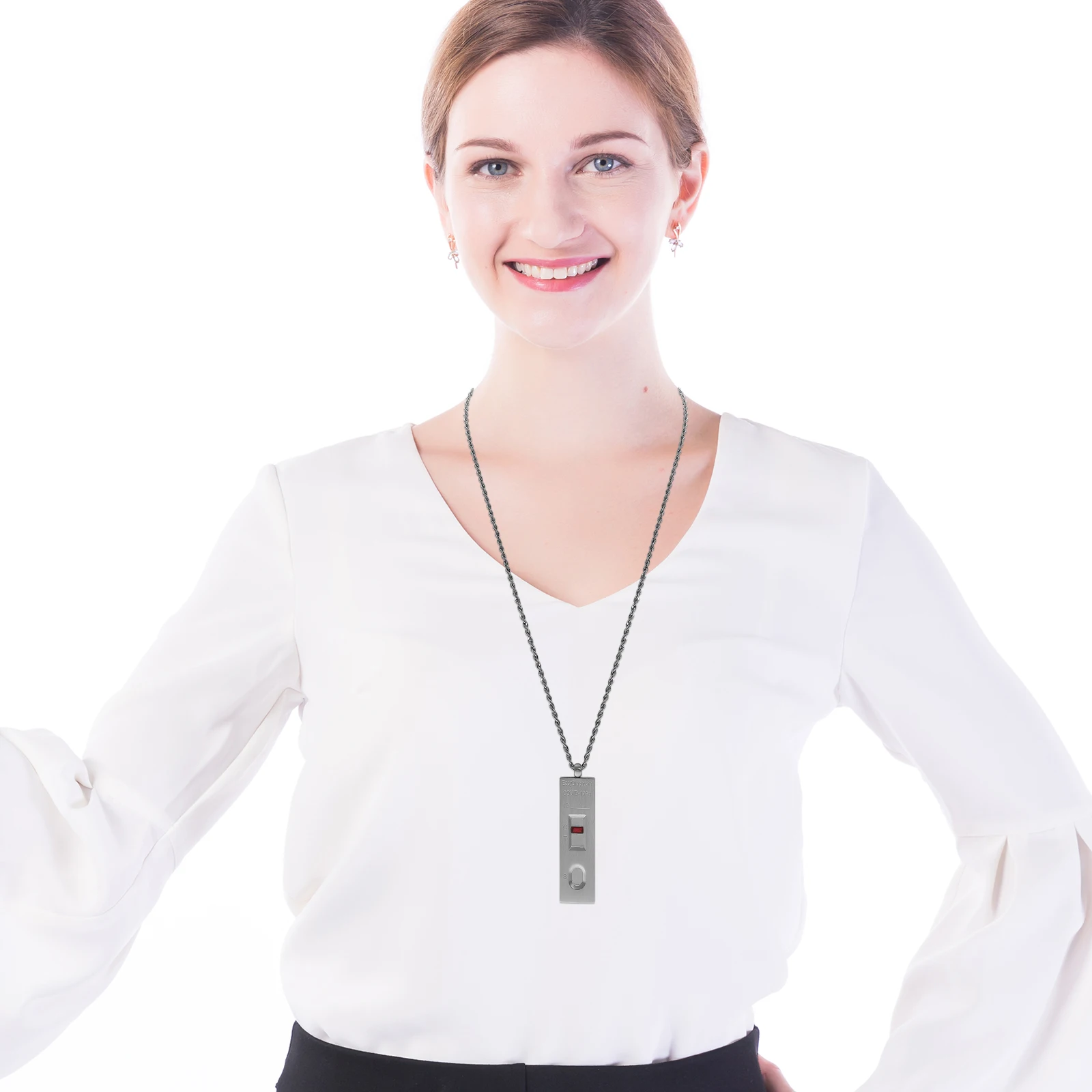1pc Detection Pendant Necklace Unique Religious Style Cool Charm for Men Women Party Club Bar Gift Idea Durable