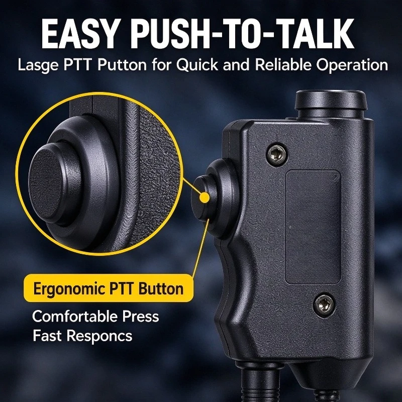 Adapter for Tactical Communication Headset, Multi Plug Converter Compatible with Headset, K-type Interface Toy Model Accessory