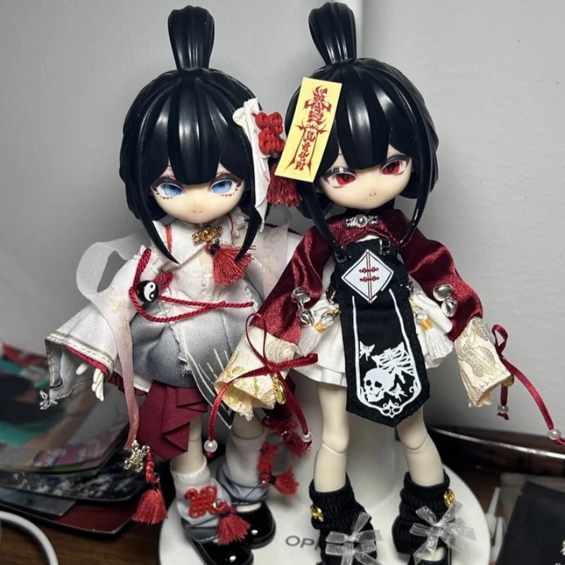 

Hot 1/12 Bjd Clothes Joint Movable Doll Accessory Set Pants Skirt Hat Ob11 Dress Up Doll Figurine Model Replacement Birthday Gif