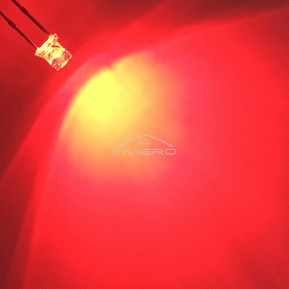 10/20PCS F3 3mm Ultra Bright Flat Top Head White Red Blue Orange UV Pink Diode Bulbs Wide Angle Light Emitting Lamps Diodes Led