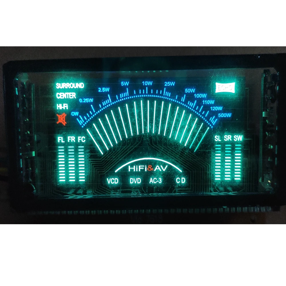 Music Audio Frequency Multimedia VFD Fluorescent Display for Speakers and Amplifiers