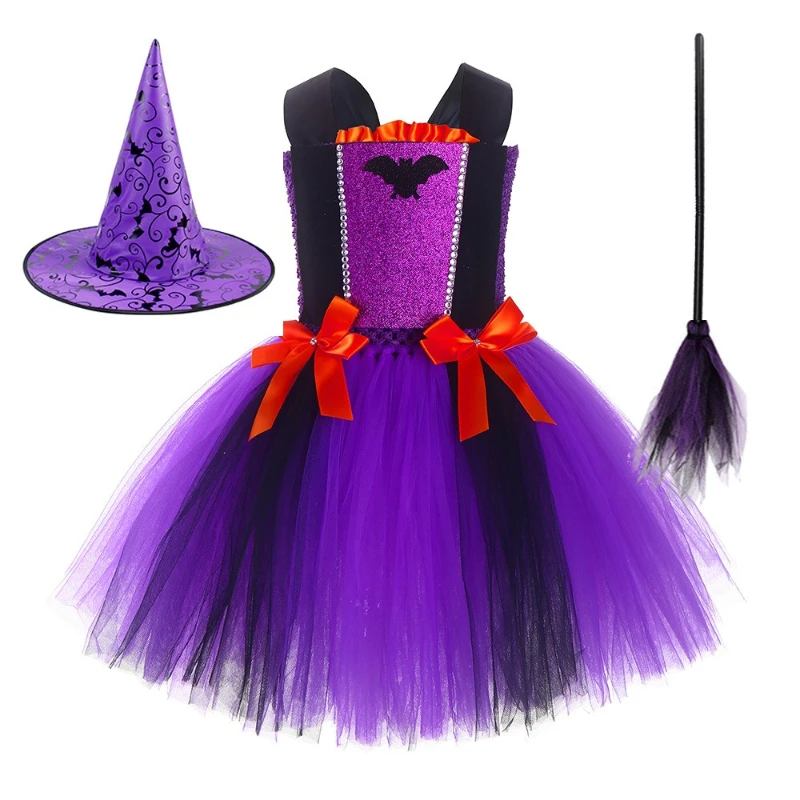 Fluffy Skirt Girls' Ballet Dress,  Purple Tulle Breathable and Comfortable Tutu Dress,  Party Gown for Festivals Performance