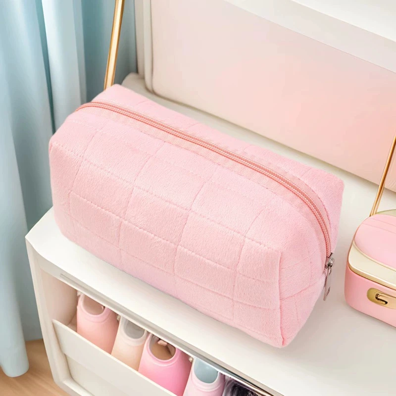 Simple Makeup Bag Pillow High Appearance Level WOMEN'S Large Capacity Pillow Bag Portable Storage Bag