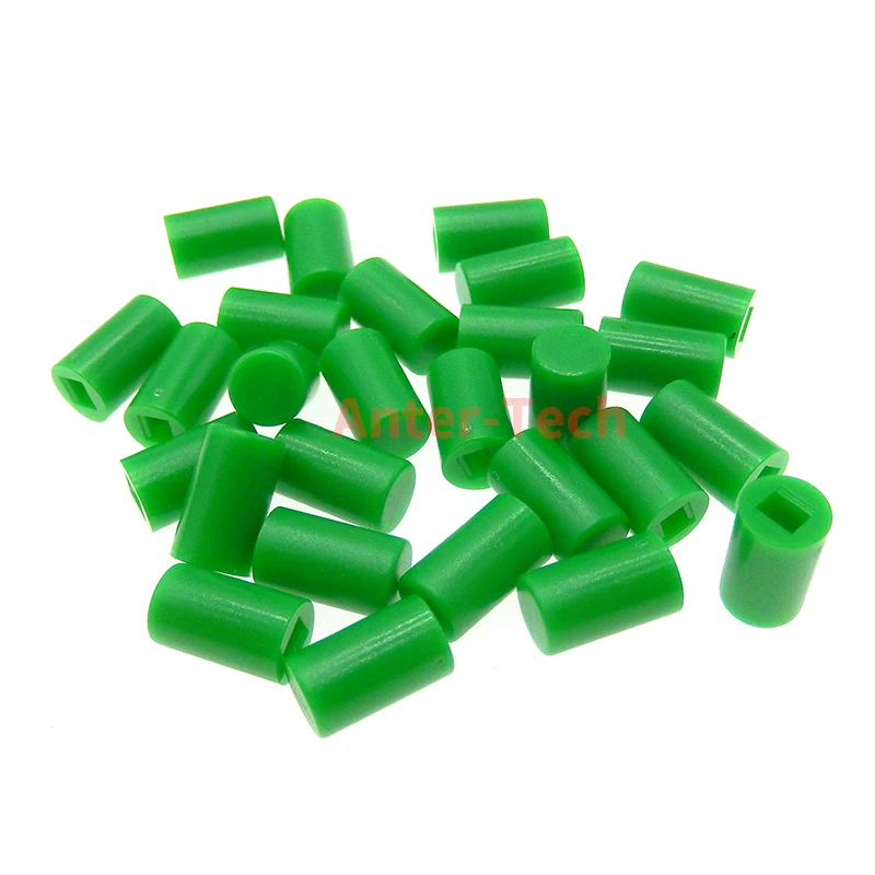 50Pcs A04 Tactile Push Button Switch Cap 10mm Applies to 5.8*5.8 7*7 8*8 8.5*8.5 Self-locking Switch Button Cap  Switch caps