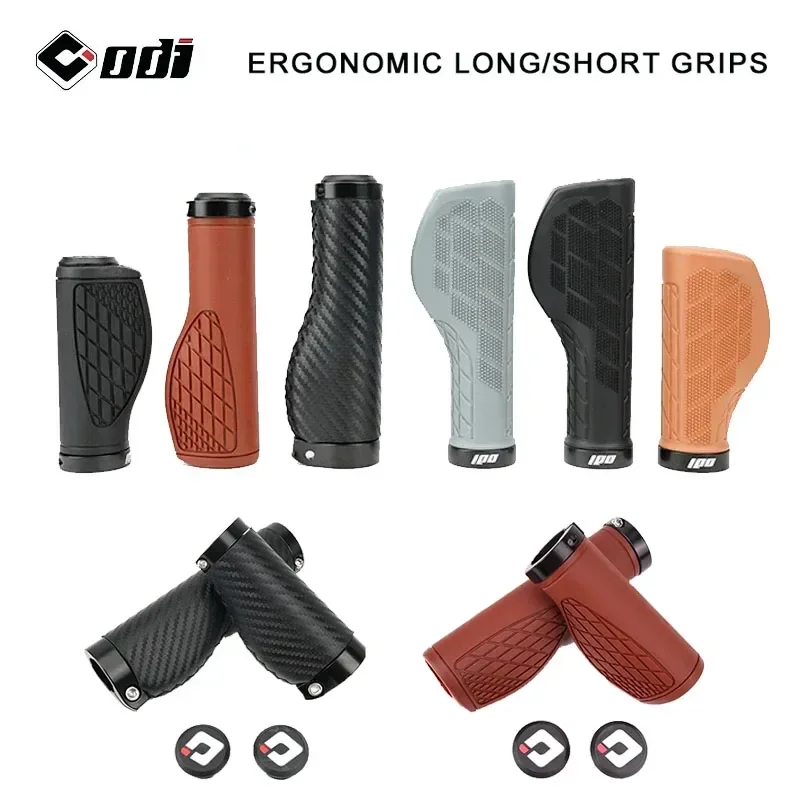 

ODI MTB эргономичные ручки велосипедные длинные/короткие высококачественные резиновые ручки противоскользящий чехол из волокнистой кожи велосипедные перчатки поворотная ручка