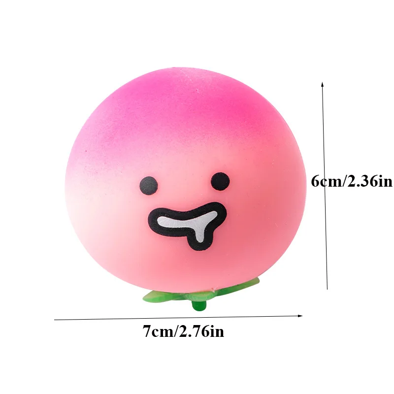 Jouets créatifs Super doux de Simulation de pêche, balles anti-Stress, jouet à presser sensoriel à rebond lent pour adultes et enfants
