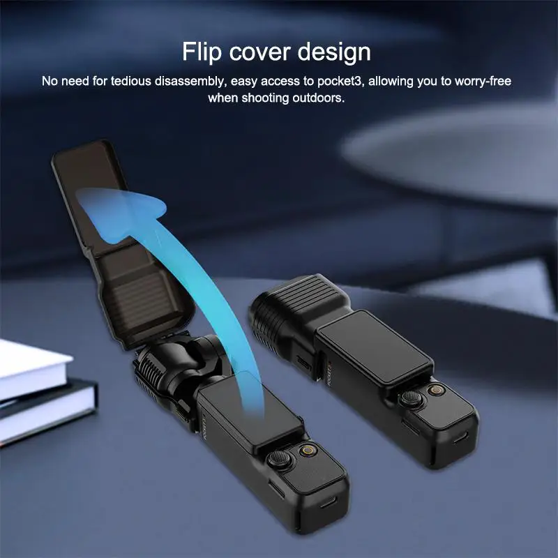 Portable Pocket 3 Gimbal Screen Protective Cover HD Clear Lens Cap Anti-Shock Protective Shell for Daily Camera Use Accessories