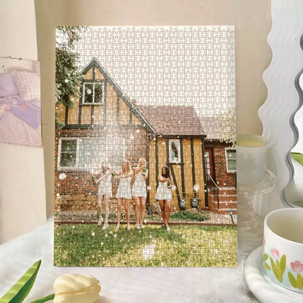 35/300/500/1000pcs Personalized Custom Photo Puzzle Graduation Photo Parent-Child Interactive Diy Assemble Game Toy