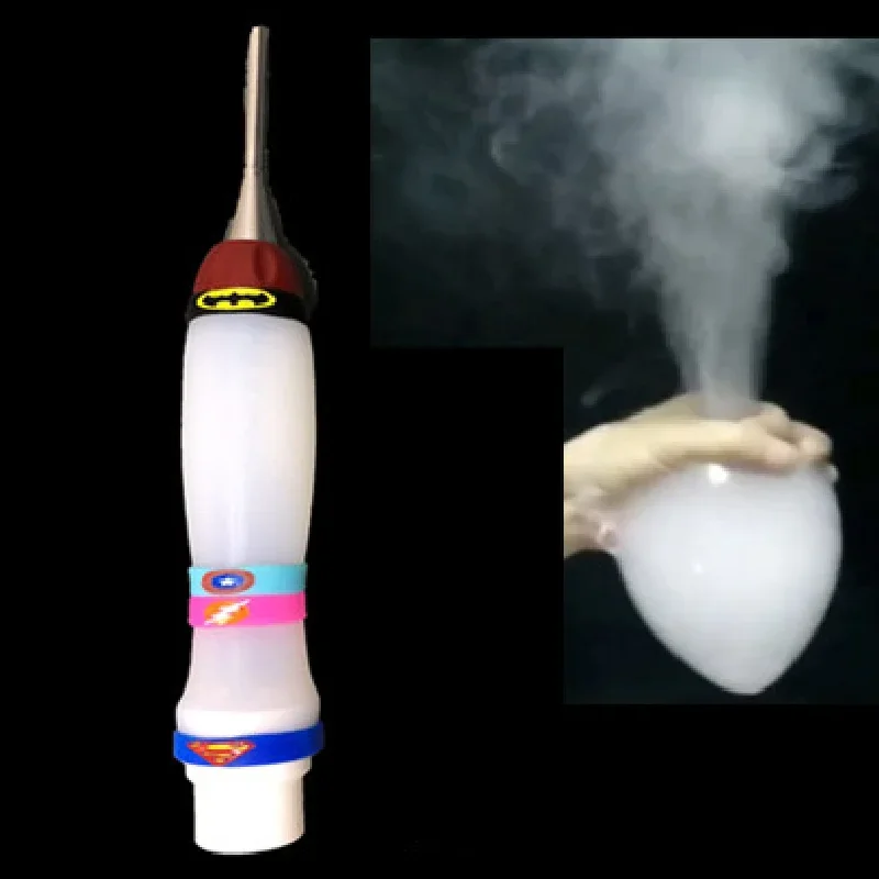 Professional Smoke and Bubble Show Tools with Magic Flame Foam Tubes and Rabbit Ear Props