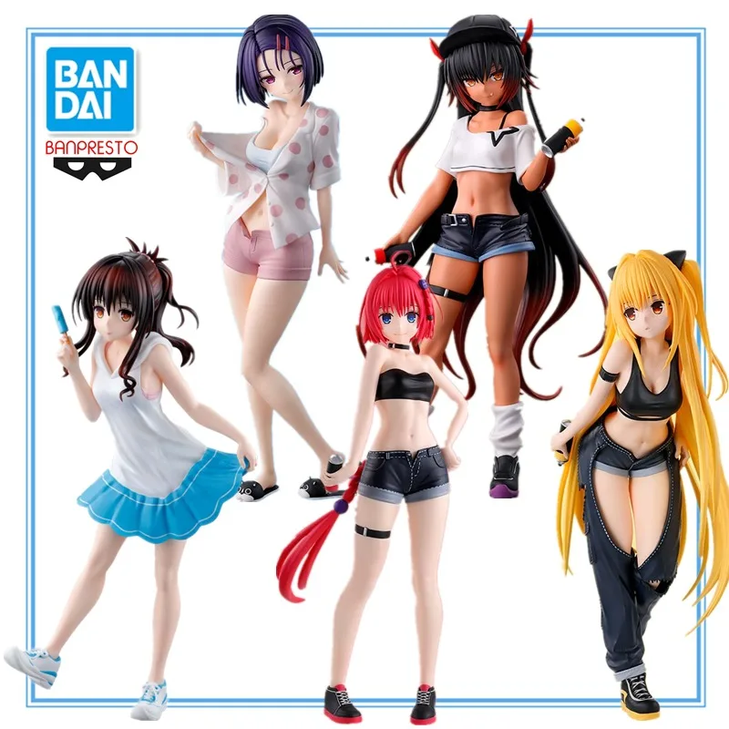 

BANDAI BANPRESTO оригинал для LOVE Yuuki Mikan Haruna Sairenji Kurosaki Mea GLITTER & GLAMOURS ПВХ аниме модели персонажей игрушки подарки