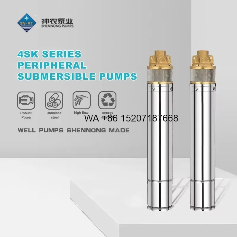 Wmwmnu for SN Stainless Steel Deep Well Submersible Pump High Head Borehole Water Pump for Agricultural Irrigation