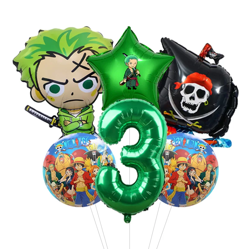 One Piece Large Rubber Captain Straw Hat Foil Balloon Eighteen Inch Anime Pirate Leader Mylar Helium Air Fill for Party