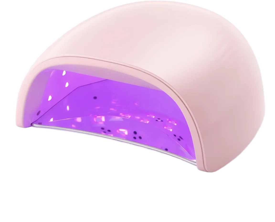 Professional UV LED Nail Lamp with Magnetic Base Smart Sensor Metal Base Fast Cures All Hard Gels for DIY