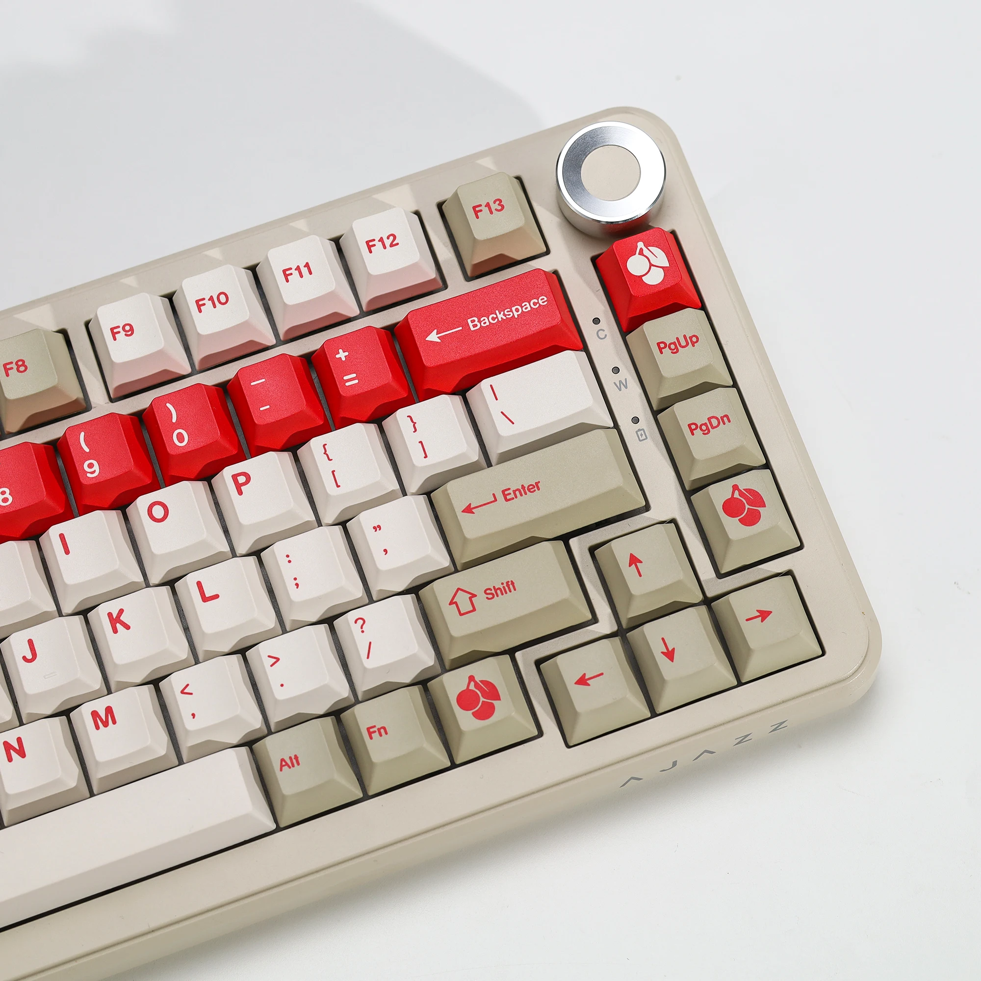 KBDiy GMK Red Alert Tastenkappen Retro Cherry Profil PBT Ailce Tastenkappen Maßgefertigt für MX-Schalter 75% Gaming Mechanische Tastatur Tastenkappen – Detail 14