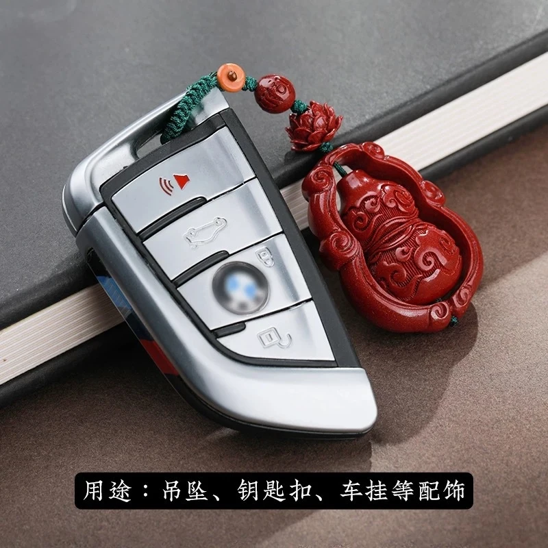 gourd car keychain pendant with high content, small hanging ornament men and women
