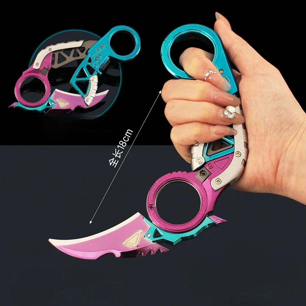 18cm/7.09in APEX Metal Raptor Claw Knife Game Peripherals Model Props Cosplay Accessories Boyfriend Gift Ornaments Toys Decor