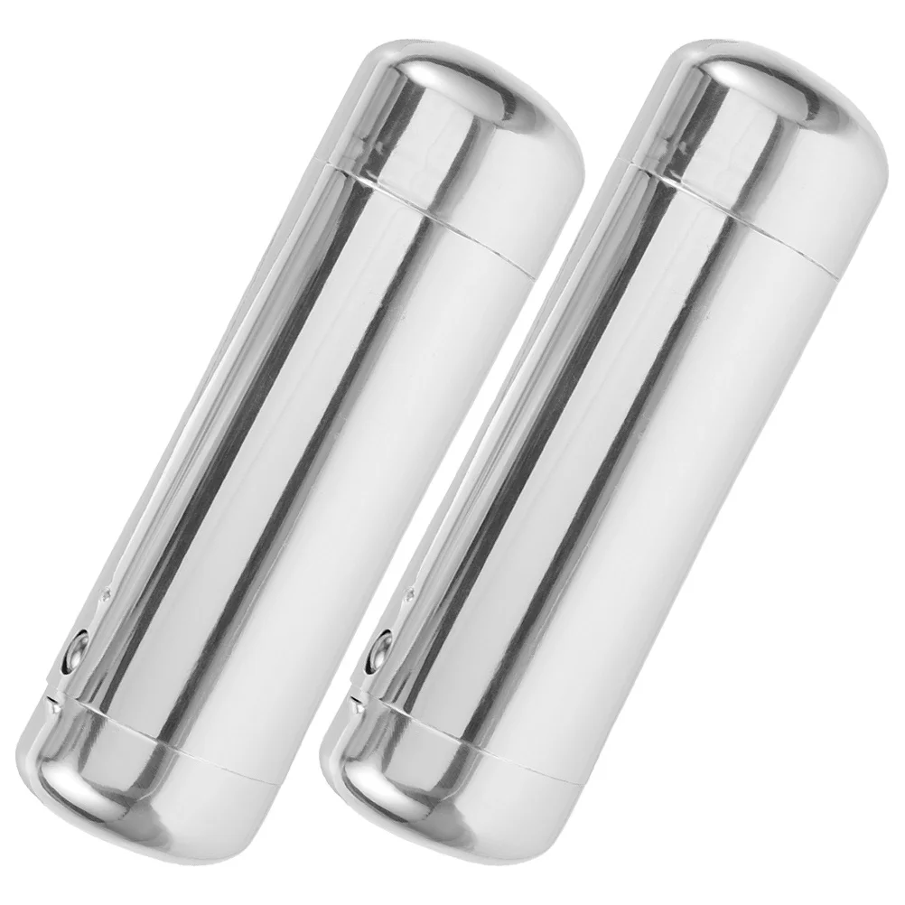 

2Pcs Eyeglasses Cases Aluminum Lightweight Portable Travel Glasses Organizer Soft Interior Glasses Storage Box Scratch