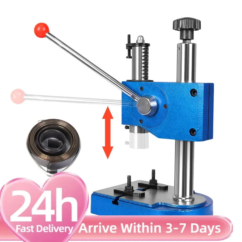 

Hand Press 0.5Ton Cast Iron Heavy-duty Manual Desktop Arbor Press Versatile Applications for Stamping Bending Stretching Forming