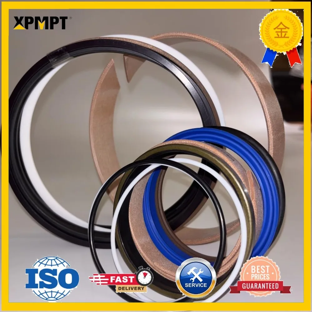 Hydraulic Lift Cylinder Seal Kit - Compatible with Volvo L120C - VOE11088637 - Heavy Duty Set
