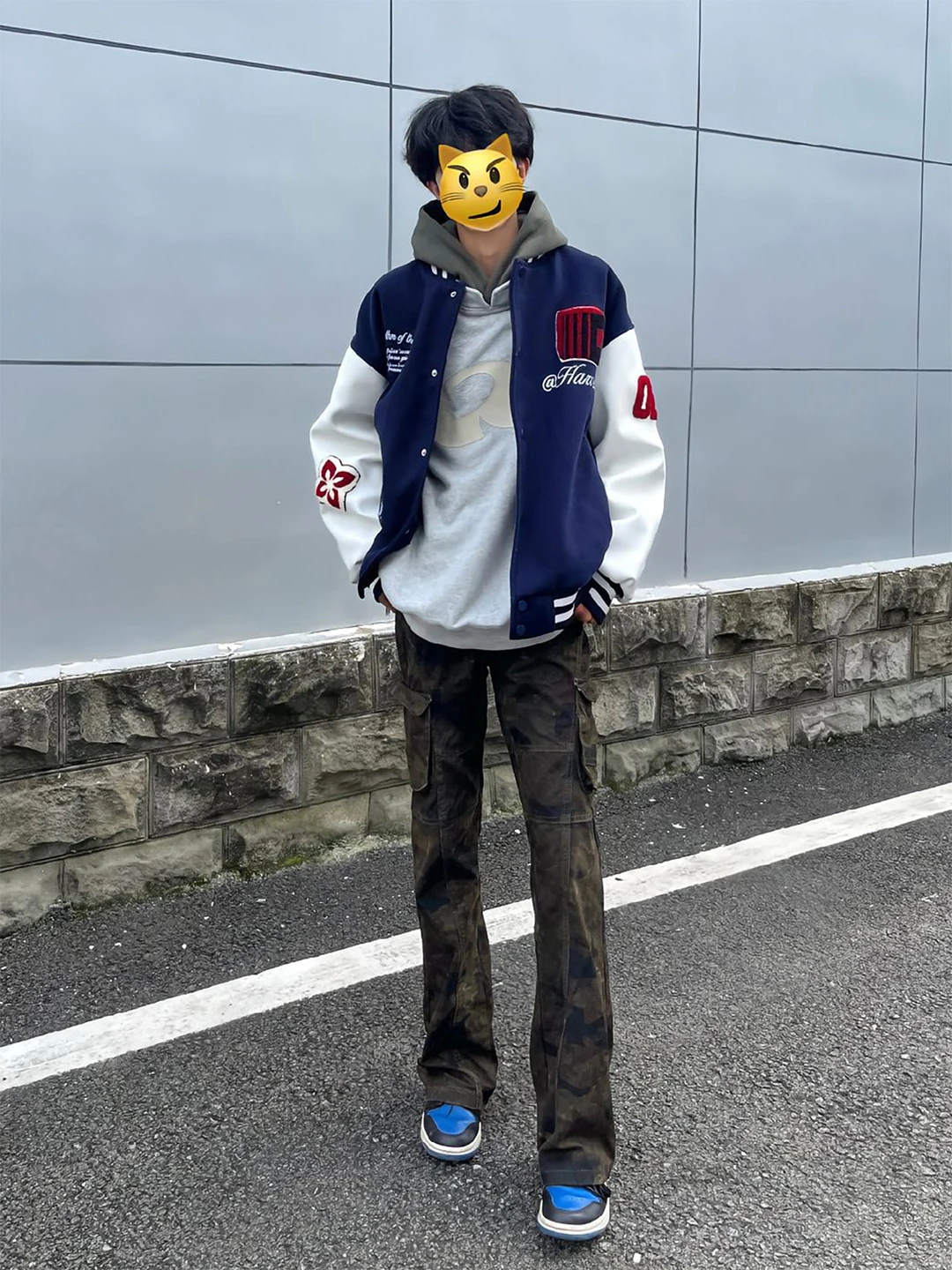 

Cleanfit American Camouflage Work Pants Men's High Street Slim Fit Bell Bot Denim Casual Wear Resistant And Non Deformable