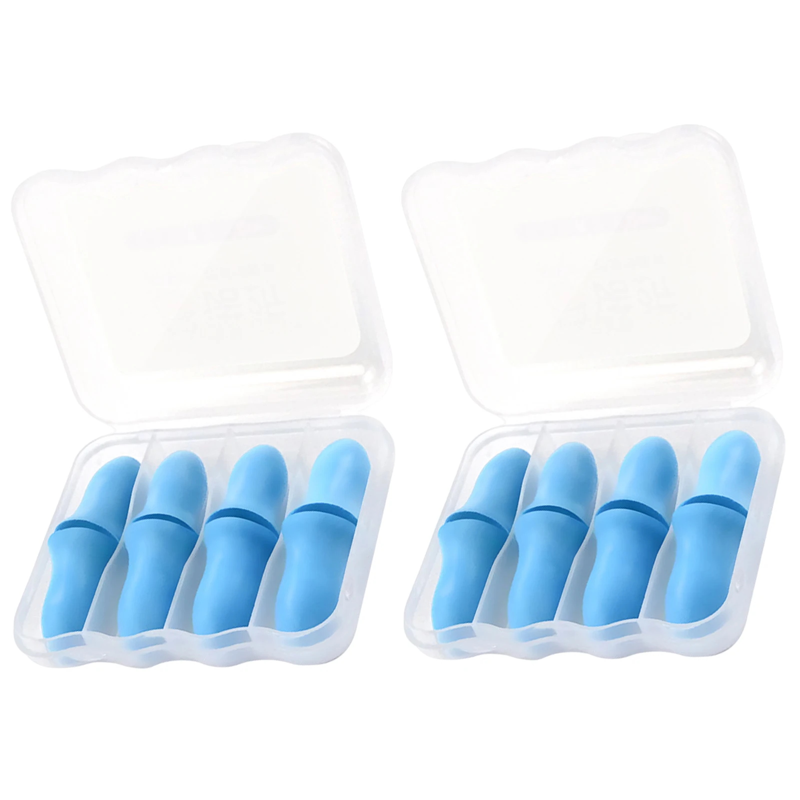 8pairs Daily Noise Cancelling For Sleep Soft Foam Travel Block Out Snoring Portable Washable Ear Plug Study 35dB SNR Reusable