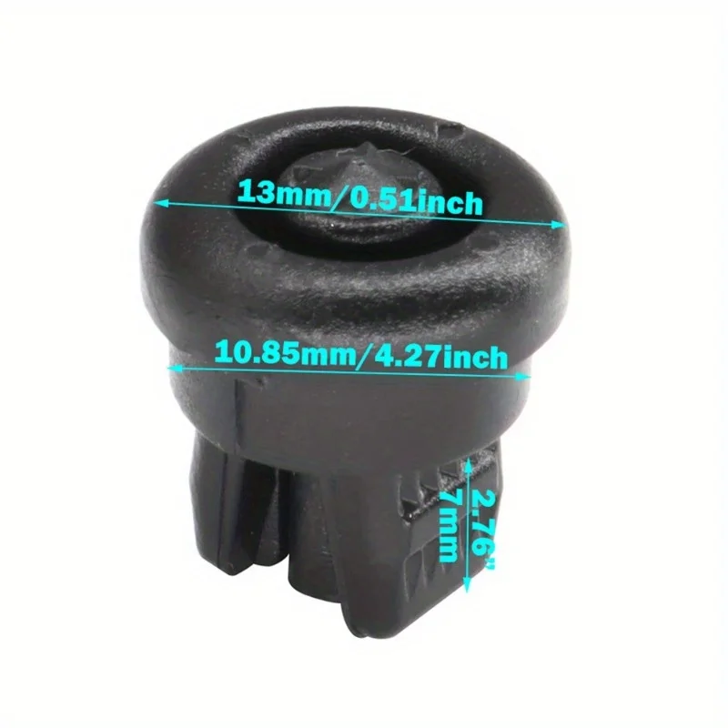 2pcs Suitable for Citroen, Nissan, Qashqai, Renault Trunk Lanyard, Luggage Rack, Fixed Expansion Buckle, Threaded Nail view 3