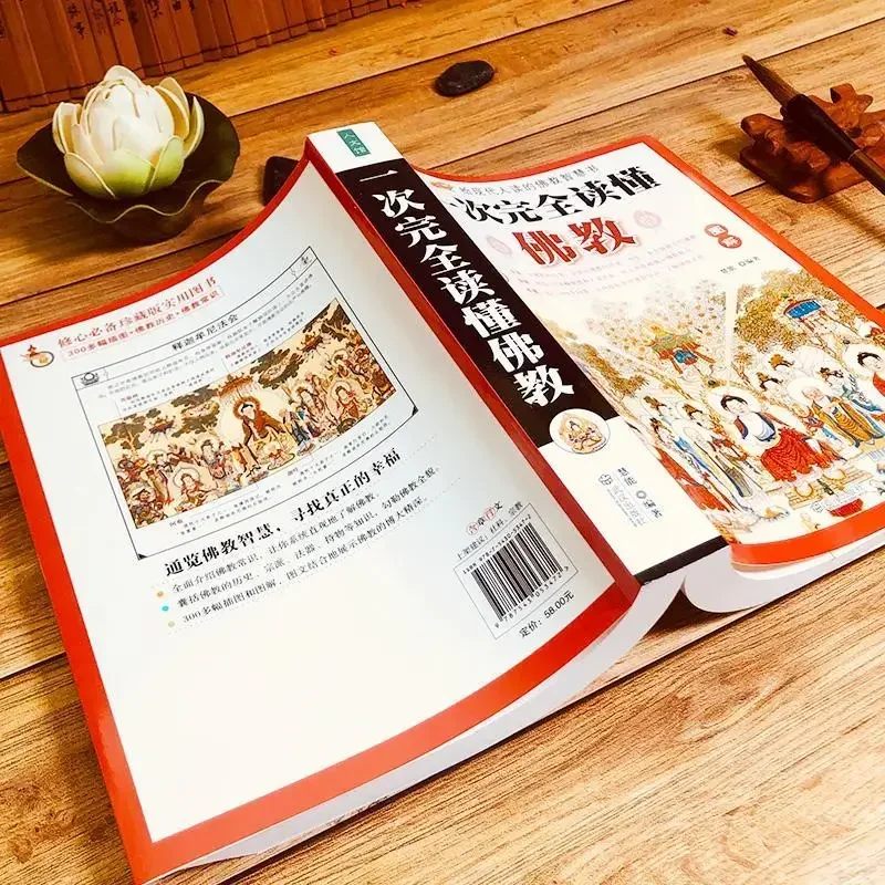 Completely Understand Buddhism in One Go with Illustrations, Buddhist Classics and Historical Knowledge Books