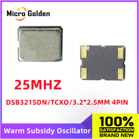 (5pcs) DSB321SDN 25M 25MHZ 25.000MHZ TCXO 3225 Temperature Compensation Crystal Oscillator High Precision 4pin 2.5*3.2mm KDS