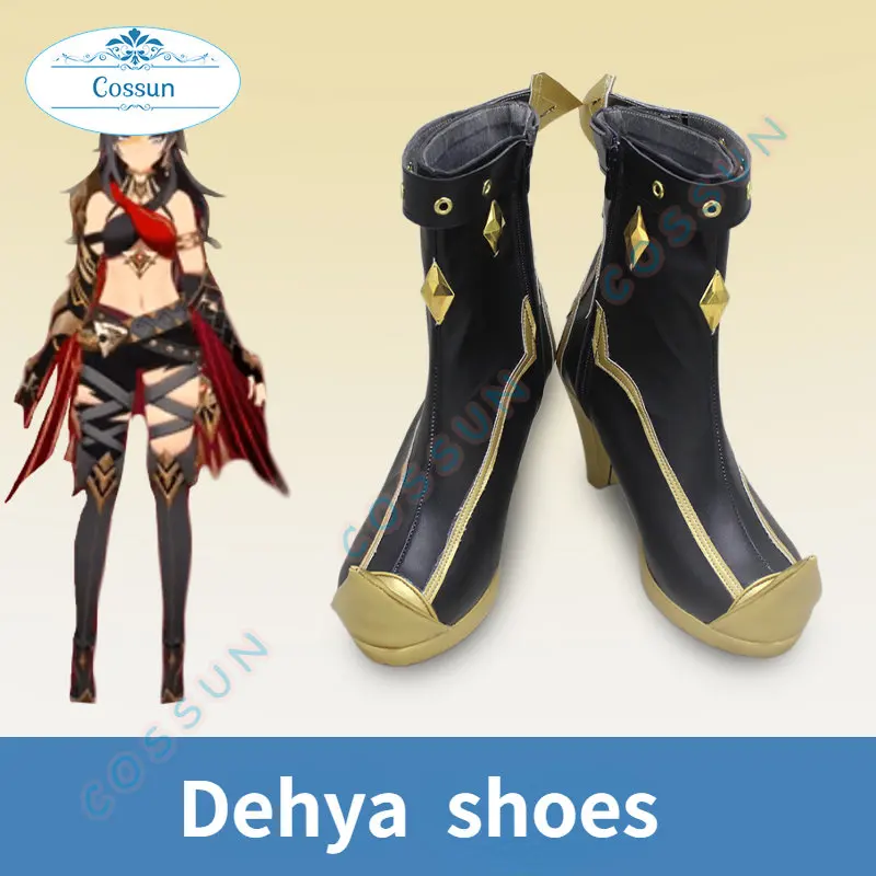 

Game Sumeru Dehya Cosplay Costumes Boots Genshin Impact Dehya Sumeru Cosplay Shoes High Heel Women Men