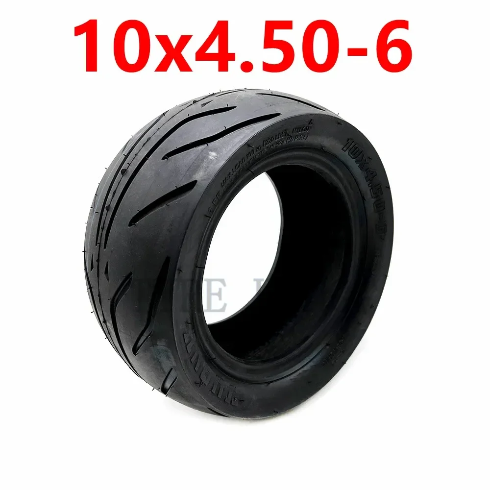 

High Quality TUOVT 10x4.50-6 Tubeless Tyre 10 Inch Thickened City Vacuum Tire for Electric Scooter Accessories