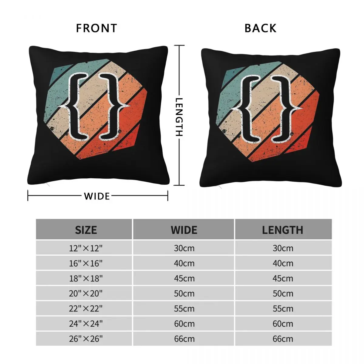 Web Developer Css Javascript Html 5 Pillowcase Polyester Linen Velvet Creative Decorative Pillow Bed Cushion Cover Wholesale